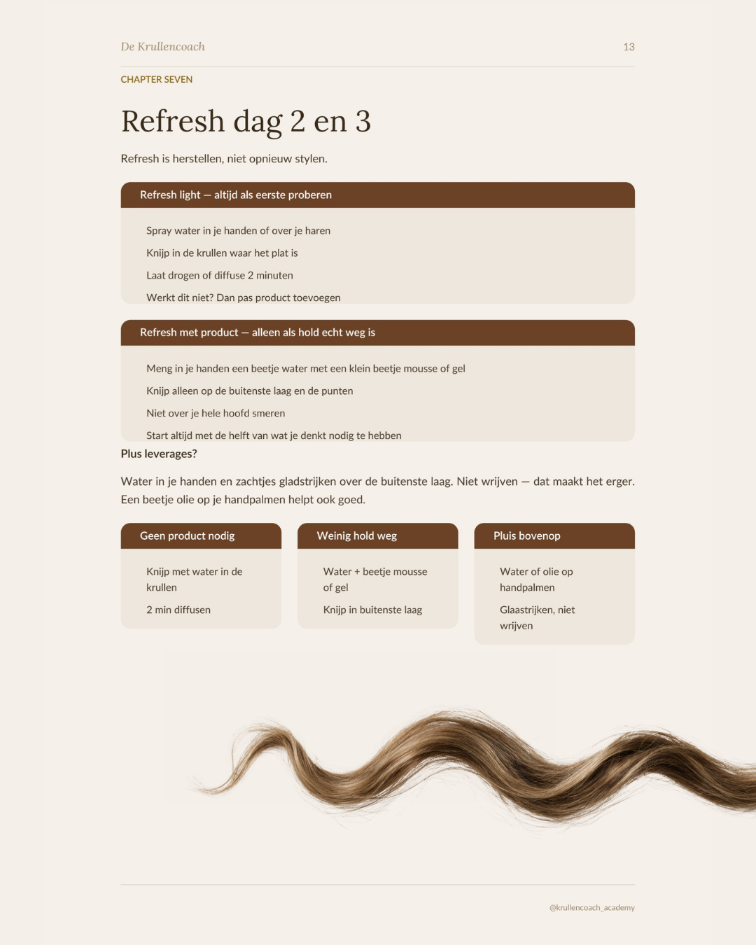 Krullen Blueprint voor Styling pagina 4